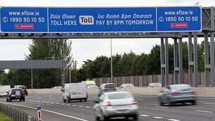 Motorist pay out more than €2 million a month in Tolls