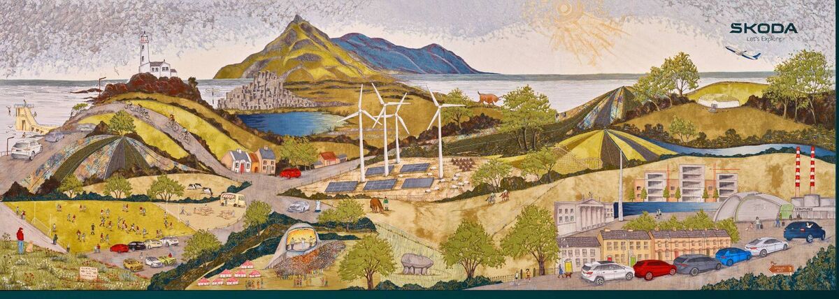 Tapestry for Ireland, created by Eileen McNulty. Tapestry for Ireland, created by Eileen McNulty.