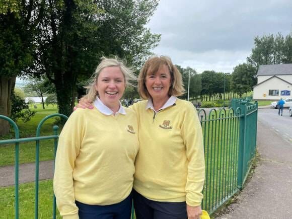 Mary Bergin with her daughter Claire 