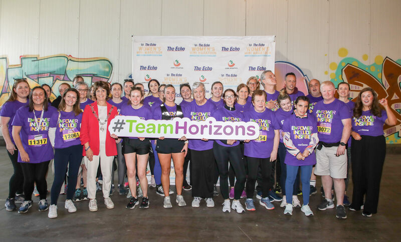 The Horizons team that took part in The Echo Mini Marathon last year.  Picture: David Creedon
