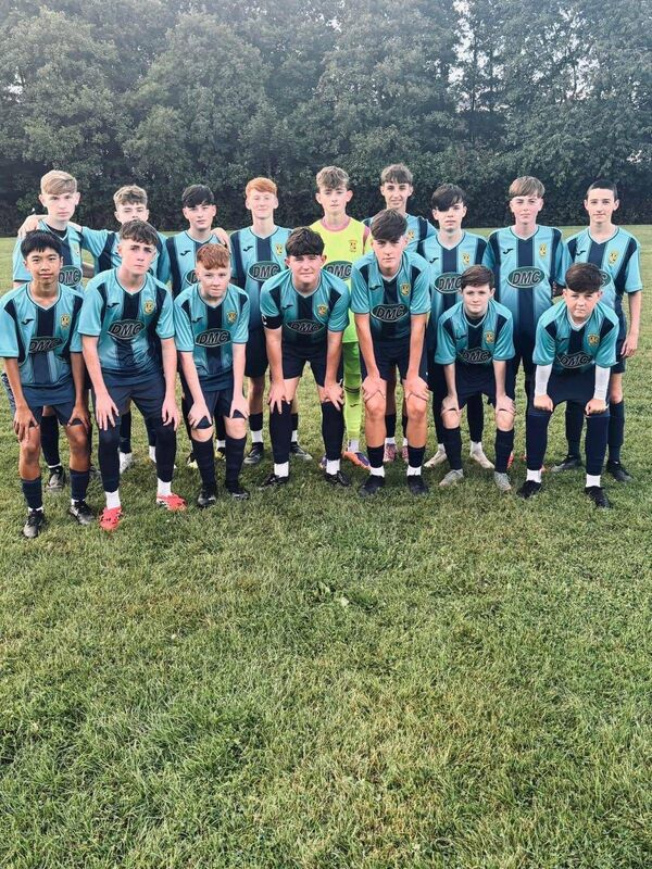 Pearse Celtic U15 squad gained promotion last season. 