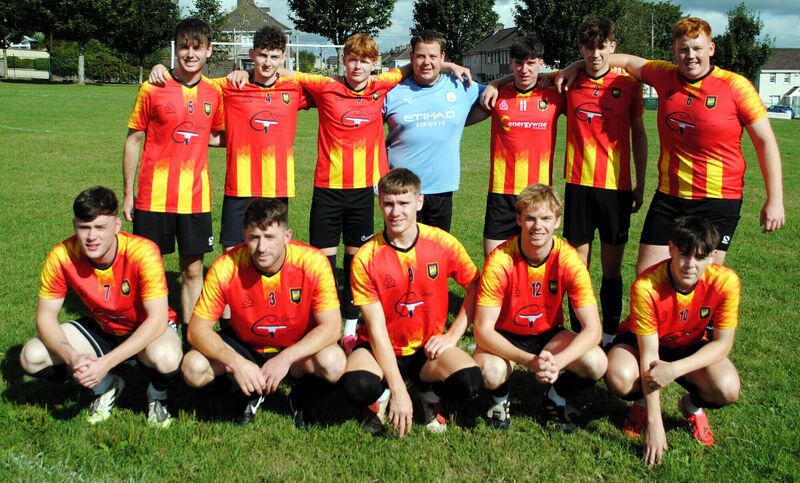 The Mogeely A side that went down 1-2 against Shandon Celtic in their League 1 clash at the Fairfield. Picture: Barry Peelo.