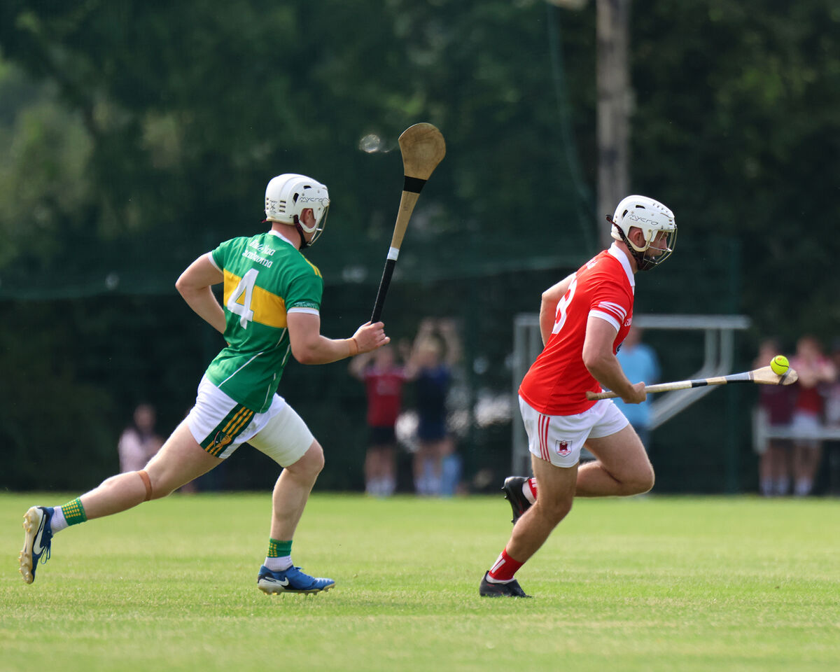 Cathal O'Carroll of Charleville gets away from Newtownshandrum's Alan Dennehy - the neighbouring clubs meet again this weekend. Cathal O'Carroll of Charleville gets away from Newtownshandrum's Alan Dennehy - the neighbouring clubs meet again this weekend.