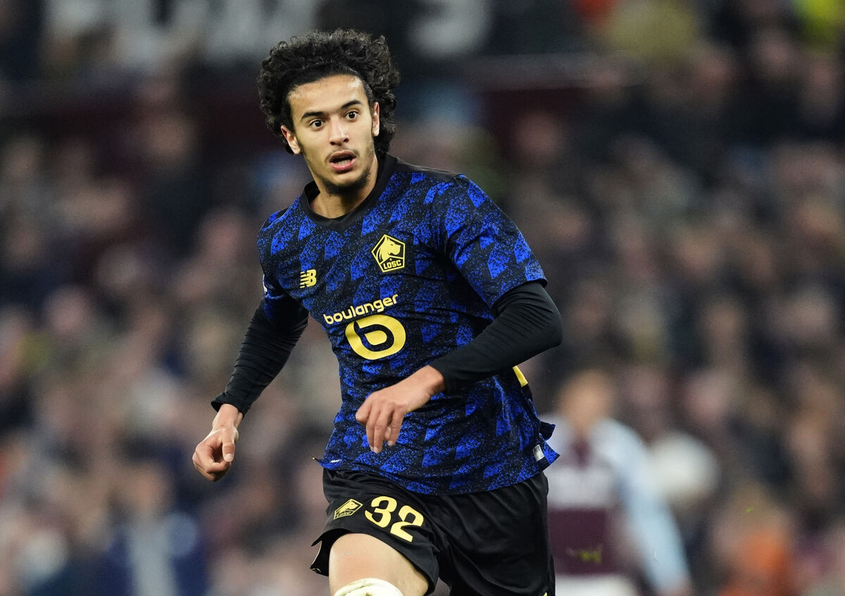 Ayyoub Bouaddi who signed for Man City for £86m from Lille. Ayyoub Bouaddi who signed for Man City for £86m from Lille.