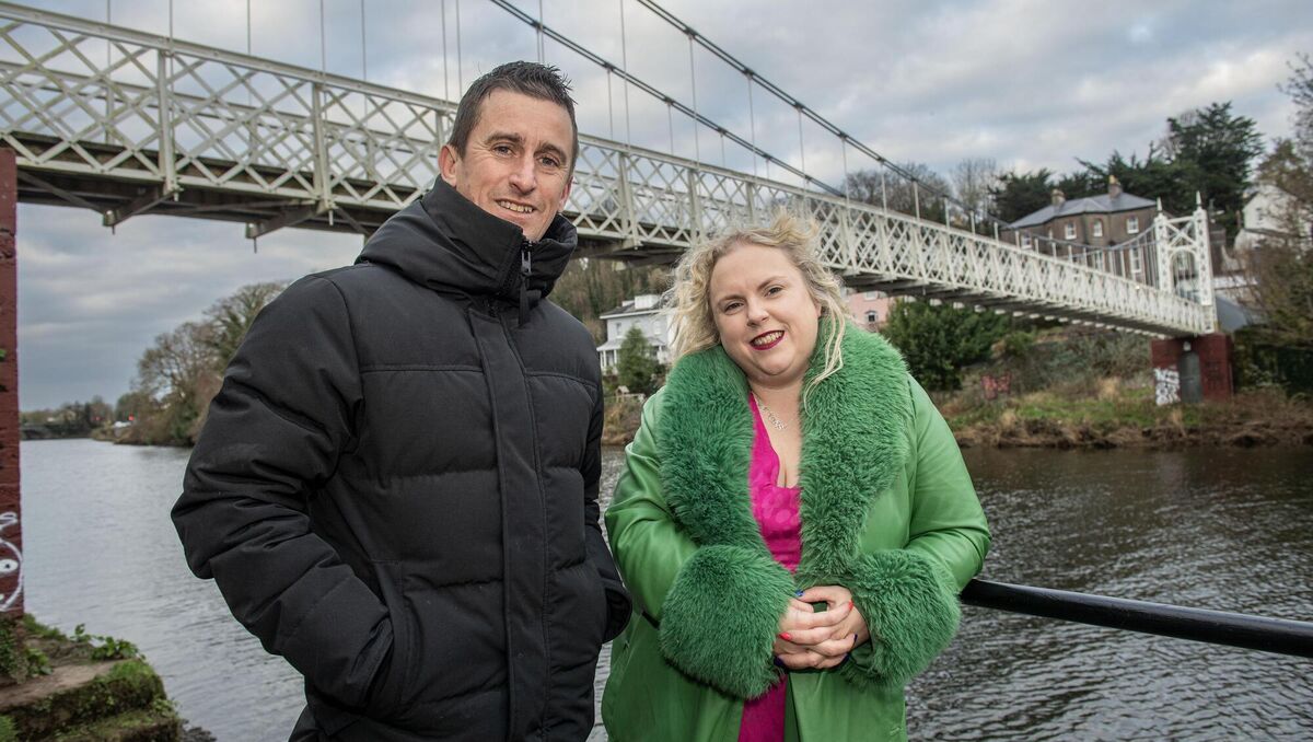 Laura O'Mahony and Rob Heffernan at the Shakey Bridge. They bring their live show to West Cork later this month. Picture Dan Linehan Laura O'Mahony and Rob Heffernan at the Shakey Bridge. They bring their live show to West Cork later this month. Picture Dan Linehan