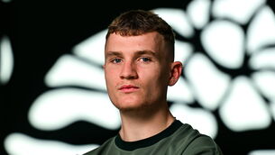 <p>Mark O'Mahony poses for a portrait during a Republic of Ireland U21's media day at the Pillo Hotel in Ashbourne, Meath. Photo by Tyler Miller/Sportsfile</p> <p>Mark O'Mahony poses for a portrait during a Republic of Ireland U21's media day at the Pillo Hotel in Ashbourne, Meath. Photo by Tyler Miller/Sportsfile</p>