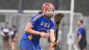 <p>Sorcha McCartan played her part in St Finbarr's win over Glen Rovers to see them advance to the  quarter-finals of the SE Systems Cork senior club camogie championship. Picture: Larry Cummins</p>