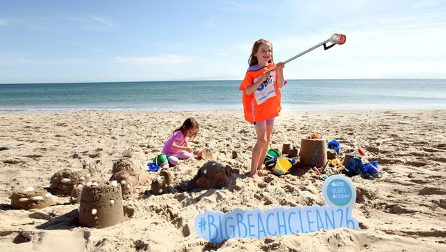<p>Register for the Big Beach Clean 2026, supported by Kia Ireland and protect Ireland’s coastline. Pictured are Rosie and Liadh Kealey enjoying and protecting the beach at the Big Beach Clean launch at Rosslare Strand, Wexford. Photo: Maura Hickey</p> <p>Register for the Big Beach Clean 2026, supported by Kia Ireland and protect Ireland’s coastline. Pictured are Rosie and Liadh Kealey enjoying and protecting the beach at the Big Beach Clean launch at Rosslare Strand, Wexford. Photo: Maura Hickey</p>