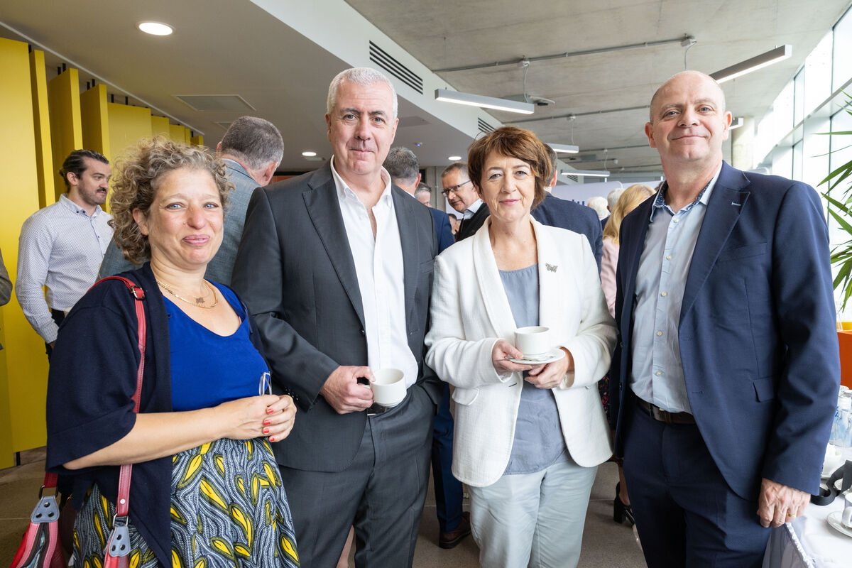Naomi Fein, Think Visual; Pat O’Connor, OrthoXel; Breda O’Dwyer, MTU and Ronan Coleman, MTU. Naomi Fein, Think Visual; Pat O’Connor, OrthoXel; Breda O’Dwyer, MTU and Ronan Coleman, MTU.