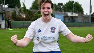 <p>Winning goalscorer Ciara O'Connell of Wilton United celebrates after her match-winner at Ozier Park. Picture: Brendan Moran/Sportsfile</p> <p>Winning goalscorer Ciara O'Connell of Wilton United celebrates after her match-winner at Ozier Park. Picture: Brendan Moran/Sportsfile</p>