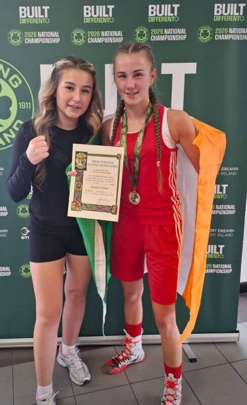 Golden Gloves Boxing Club boxers: Ellie Murray and Leah Cairns 