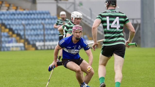 <p>Sarsfields' Donal English looks to get past Joe Harte of Douglas in Sunday's Co-op SuperStores Premier SHC game at Páirc Uí Rinn. Picture: Noel Sweeney</p> <p>Sarsfields' Donal English looks to get past Joe Harte of Douglas in Sunday's Co-op SuperStores Premier SHC game at Páirc Uí Rinn. Picture: Noel Sweeney</p>
