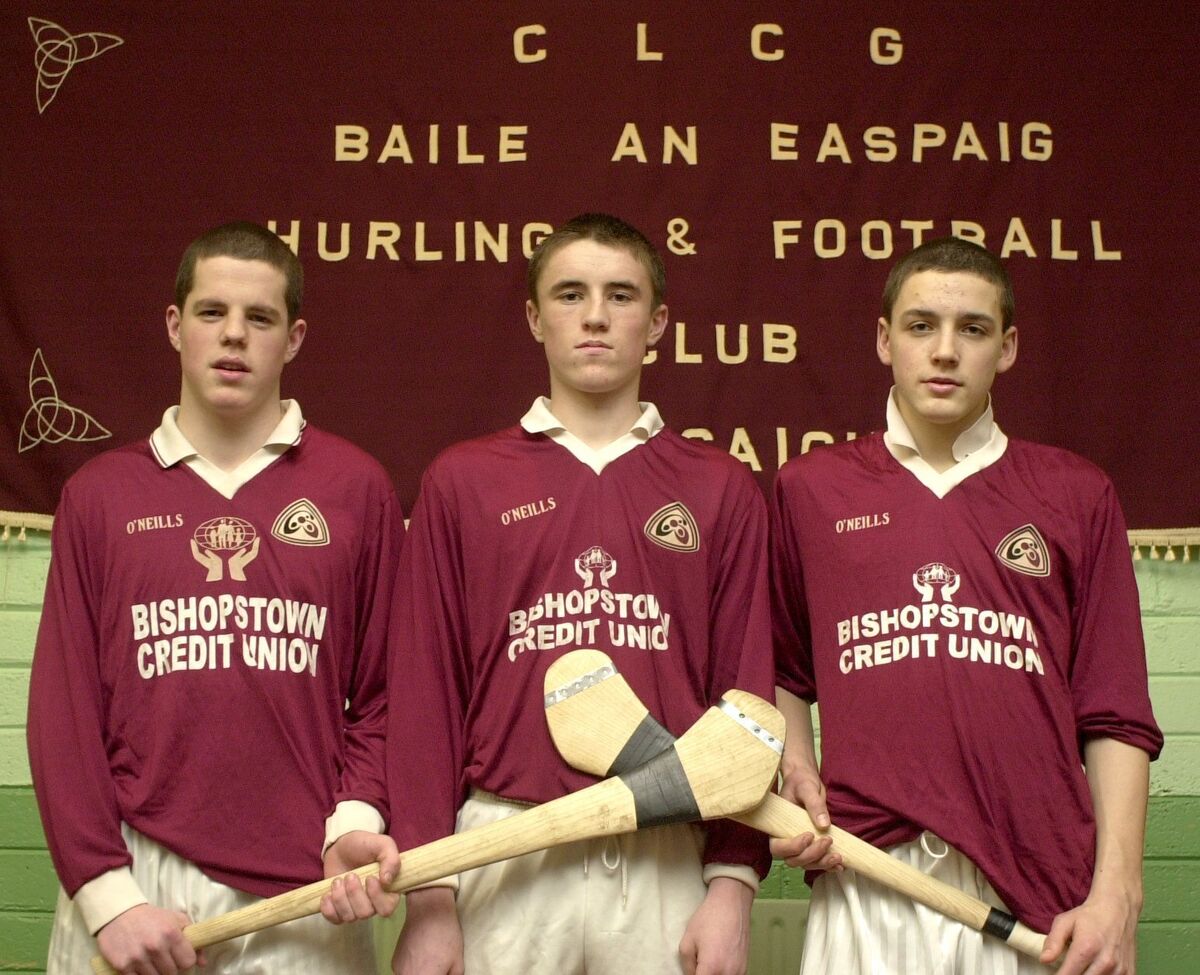 Bishopstown GAA under age players Shane O'Neill, Ronan Conway and Patrick Cronin, who played in the Cork County U14 and U15 teams. Bishopstown GAA under age players Shane O'Neill, Ronan Conway and Patrick Cronin, who played in the Cork County U14 and U15 teams.