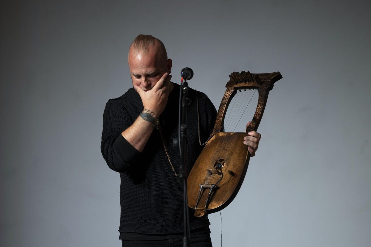 Internationally acclaimed Norwegian musician and Wardruna founder Einar Selvik played traditional Nordic instruments at the launch of the project in St Peter’s Church, Cork. Internationally acclaimed Norwegian musician and Wardruna founder Einar Selvik played traditional Nordic instruments at the launch of the project in St Peter’s Church, Cork.