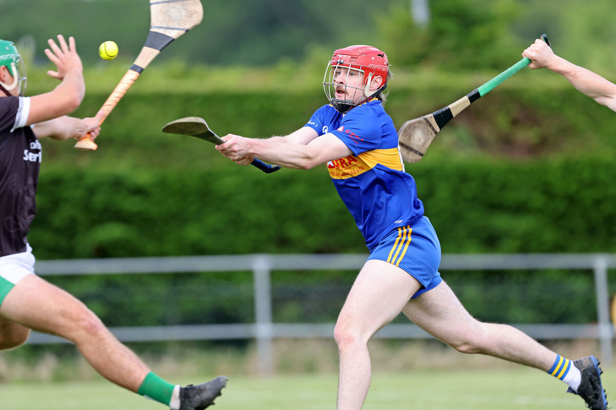 Kevin O'Reilly, Carrigaline, finished with 3-2 in their victory over Kilworth. Picture: Jim Coughlan. Kevin O'Reilly, Carrigaline, finished with 3-2 in their victory over Kilworth. Picture: Jim Coughlan.