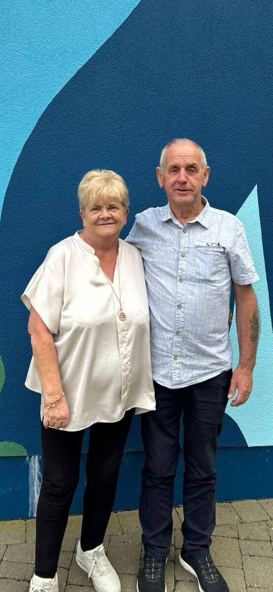 Delia with her husband Moss. Delia passed away this summer at the age of 65.
