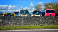 Bus Eireann bus and school bus depot Skibbereen County Cork Ireland