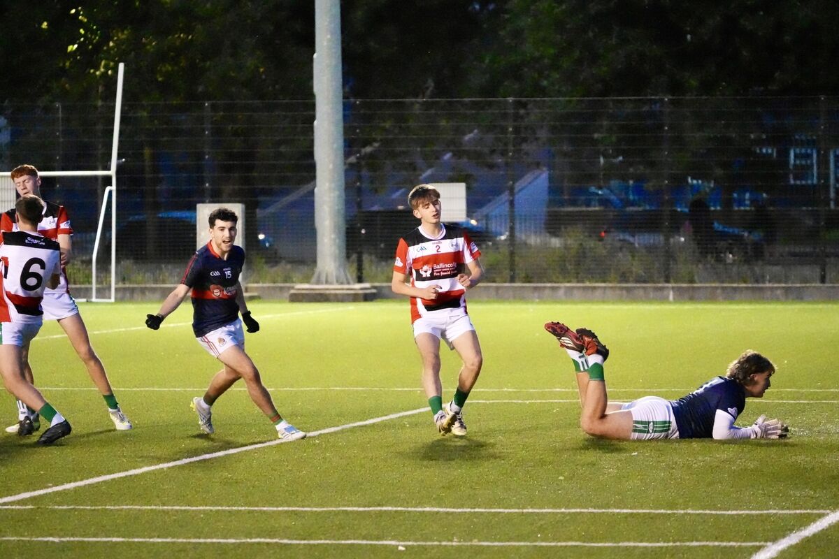 Clonakilty's Mattie Lyons celebrates his first-half goal. Picture: Noel Sweeney Clonakilty's Mattie Lyons celebrates his first-half goal. Picture: Noel Sweeney