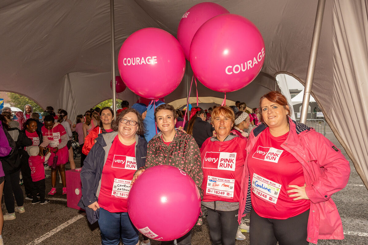 Caroline Walsh, Annemarie and Maria Copse with Margaret Daughton.