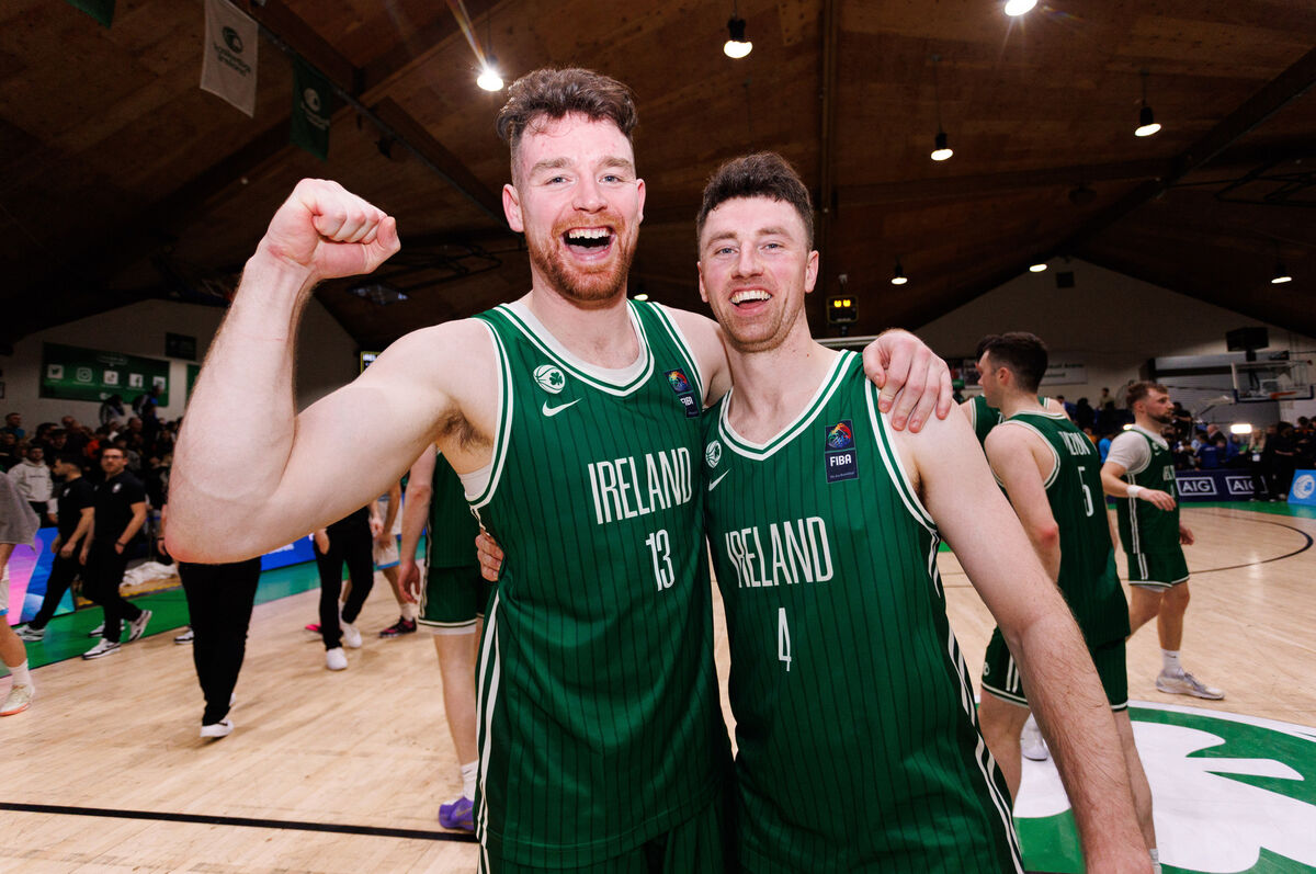 Cork's Jordan Blount and Adrian O'Sullivan celebrate after a win with Ireland. Picture: INPHO/Tom Maher Cork's Jordan Blount and Adrian O'Sullivan celebrate after a win with Ireland. Picture: INPHO/Tom Maher