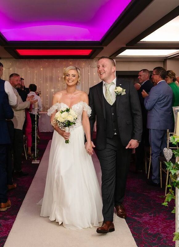Chloe and Colin said their ceremony at the Talbot Hotel in Ballincollig was “so intimate and they really made us feel special.” Chloe and Colin said their ceremony at the Talbot Hotel in Ballincollig was “so intimate and they really made us feel special.”
