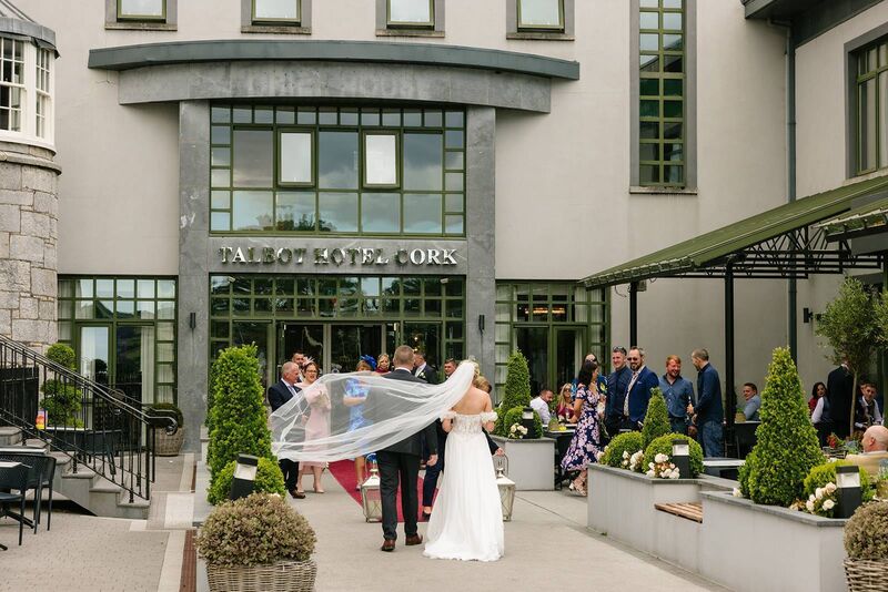 Chloe sourced her dress and veil from Diamond Bridal while the groom’s suit was from Mr. Mister. Chloe sourced her dress and veil from Diamond Bridal while the groom’s suit was from Mr. Mister.
