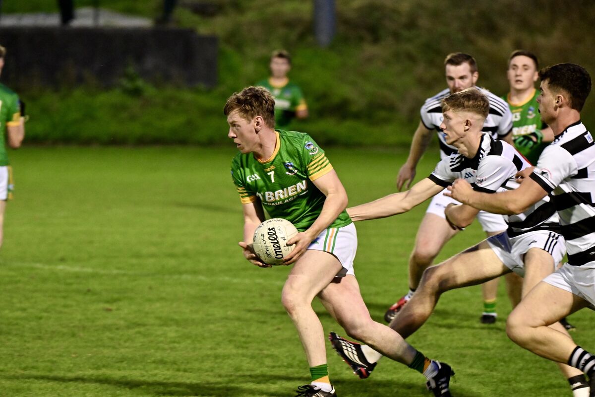 Diarmuid O’Callaghan, Kilmacabea, in action against St Nicks. Picture: Larry Cummins Diarmuid O’Callaghan, Kilmacabea, in action against St Nicks. Picture: Larry Cummins