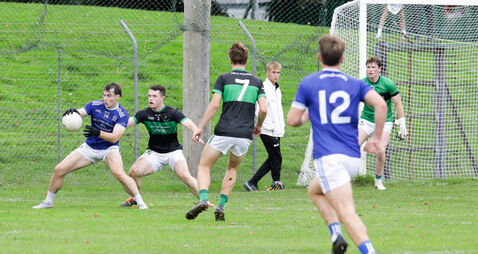 GAA PIFC Naomh Abán v Nemo Rangers at Ballincollig, Cork Ed Ó Mír leads Naomh Abán into PIFC knockouts after overcoming Nemo