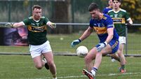 Classy Carrigaline secure semi spot against Douglas with composed display