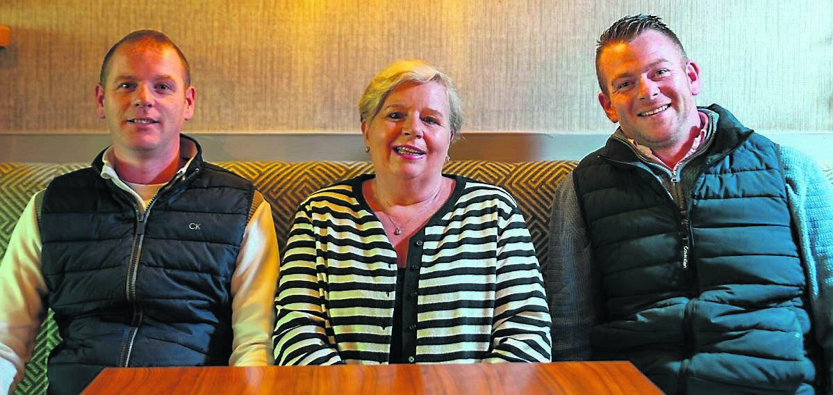 Gavin and Dan Boland with mum Cecelia in The Ensign Bar in Monkstown. Gavin met his wife Claudia in the bar one night when he was working. Picture: Noel Sweeney Gavin and Dan Boland with mum Cecelia in The Ensign Bar in Monkstown. Gavin met his wife Claudia in the bar one night when he was working. Picture: Noel Sweeney
