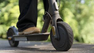 <p>E-scooter users must now wear high-viz vests when out and about</p> <p>E-scooter users must now wear high-viz vests when out and about</p>