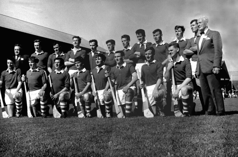 The Cork senior hurling team before the 1966 All-Ireland hurling final against Kilkenny.