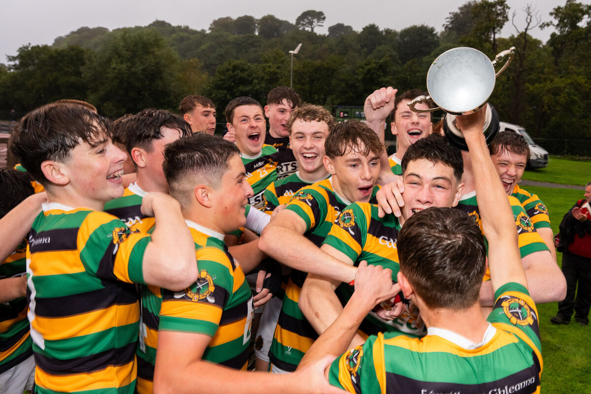 Glen Rovers U16’s celebrate their victory over Kiltha Óg in the U16 IPCC Final. Picture by Noel Sweeney Glen Rovers U16’s celebrate their victory over Kiltha Óg in the U16 IPCC Final. Picture by Noel Sweeney
