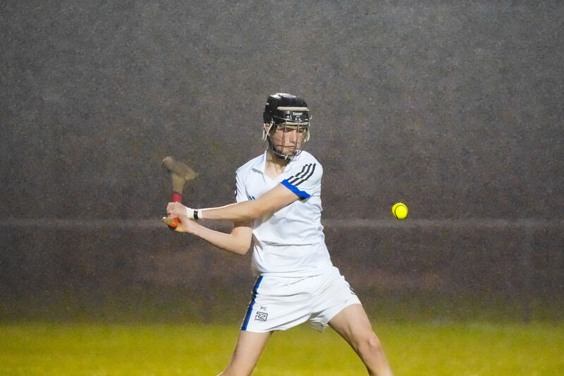 Ballyhea Milford goalie Páraic Crowley clears the sliothar out the field. Picture by Noel Sweeney