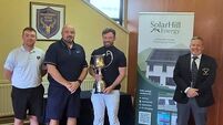 Golfer Daniel Brenan from Shannon wins the Muskerry Senior Scratch Cup