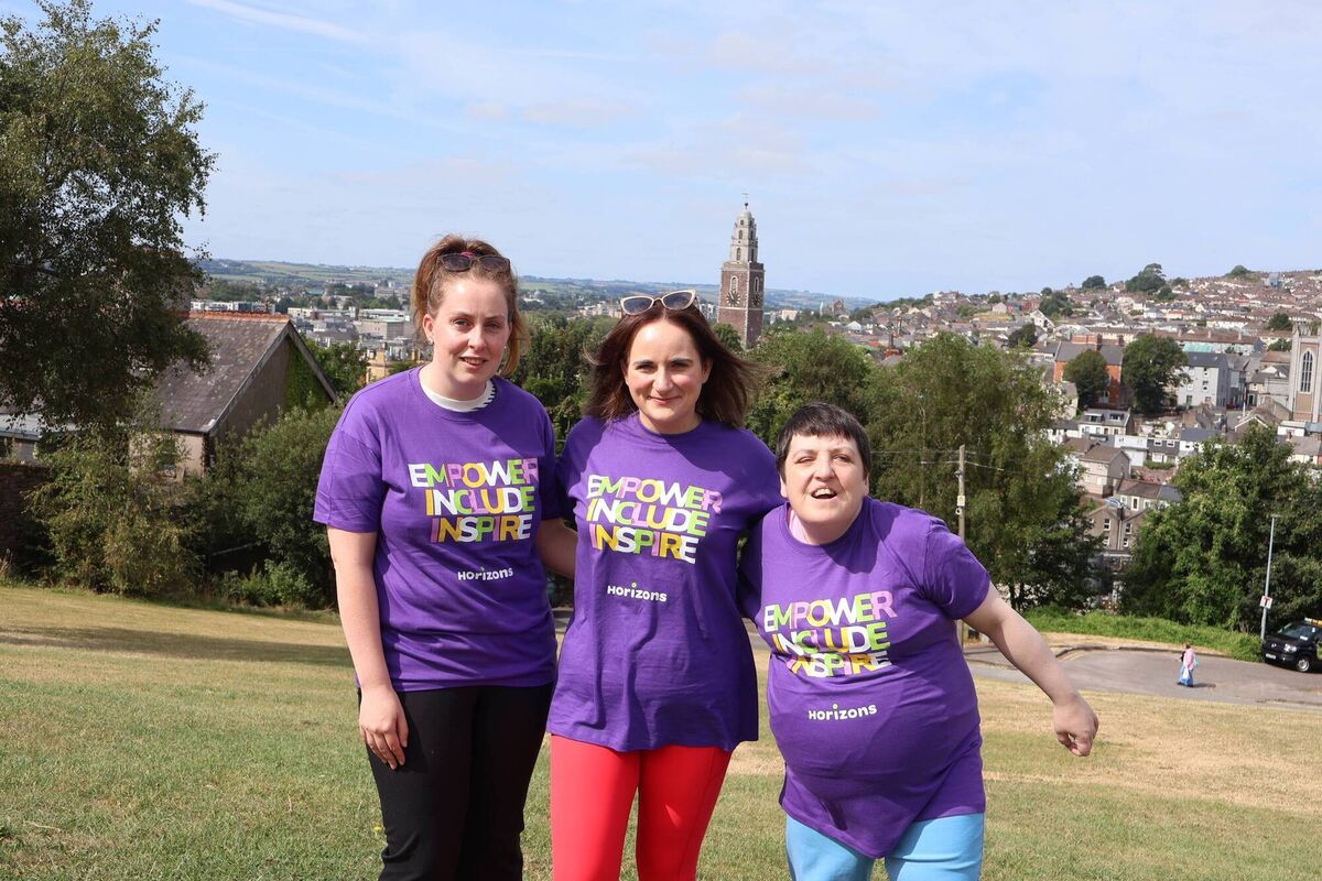 Members of Team Horizons (formerly Cope Foundation) taking part in this year's event: Sarah O’Connell, Clinical Nurse Manager with Horizons; Lorraine Egan, CEO of Horizons; and Beibhinn Geary who is supported by Horizons. Members of Team Horizons (formerly Cope Foundation) taking part in this year's event: Sarah O’Connell, Clinical Nurse Manager with Horizons; Lorraine Egan, CEO of Horizons; and Beibhinn Geary who is supported by Horizons.