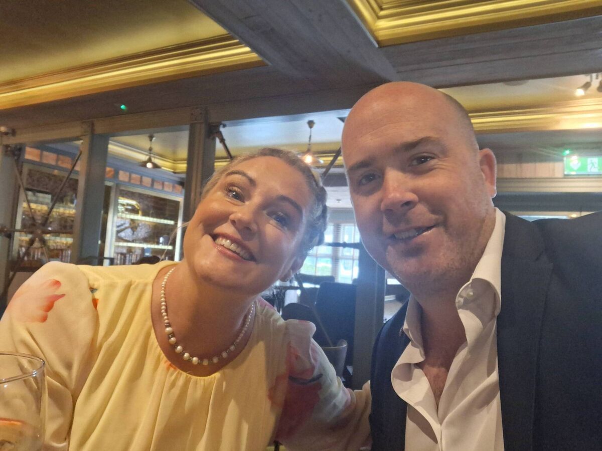Fiona Higgins with her husband Brian. She says her family has been a huge support to her. Fiona Higgins with her husband Brian. She says her family has been a huge support to her.