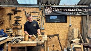 <p class="contextmenu internal_Caption">Killian’s miniaturised barrels serve a new wave of drinks appreciation by people wanting to age wines and spirits at home, or bars and restaurants looking to offer customers a unique liquid experience in the glass. Picture: Kate Ryan</p>