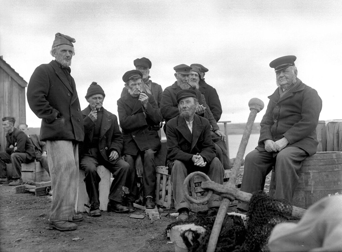 Extras on the set of the film Moby Dick at Youghal, Co. Cork, in July, 1954. A Throwback Thursday reader has identified his great grandfather Richard (Dick) White standing fifth from the left Extras on the set of the film Moby Dick at Youghal, Co. Cork, in July, 1954. A Throwback Thursday reader has identified his great grandfather Richard (Dick) White standing fifth from the left