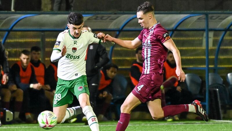 Cork City's Cillian Murphy battles with Cobh Ramblers' Cian Coleman during their SSE Airtricity League Division 1 clash at St Colman's Park. Cork City's Cillian Murphy battles with Cobh Ramblers' Cian Coleman during their SSE Airtricity League Division 1 clash at St Colman's Park.