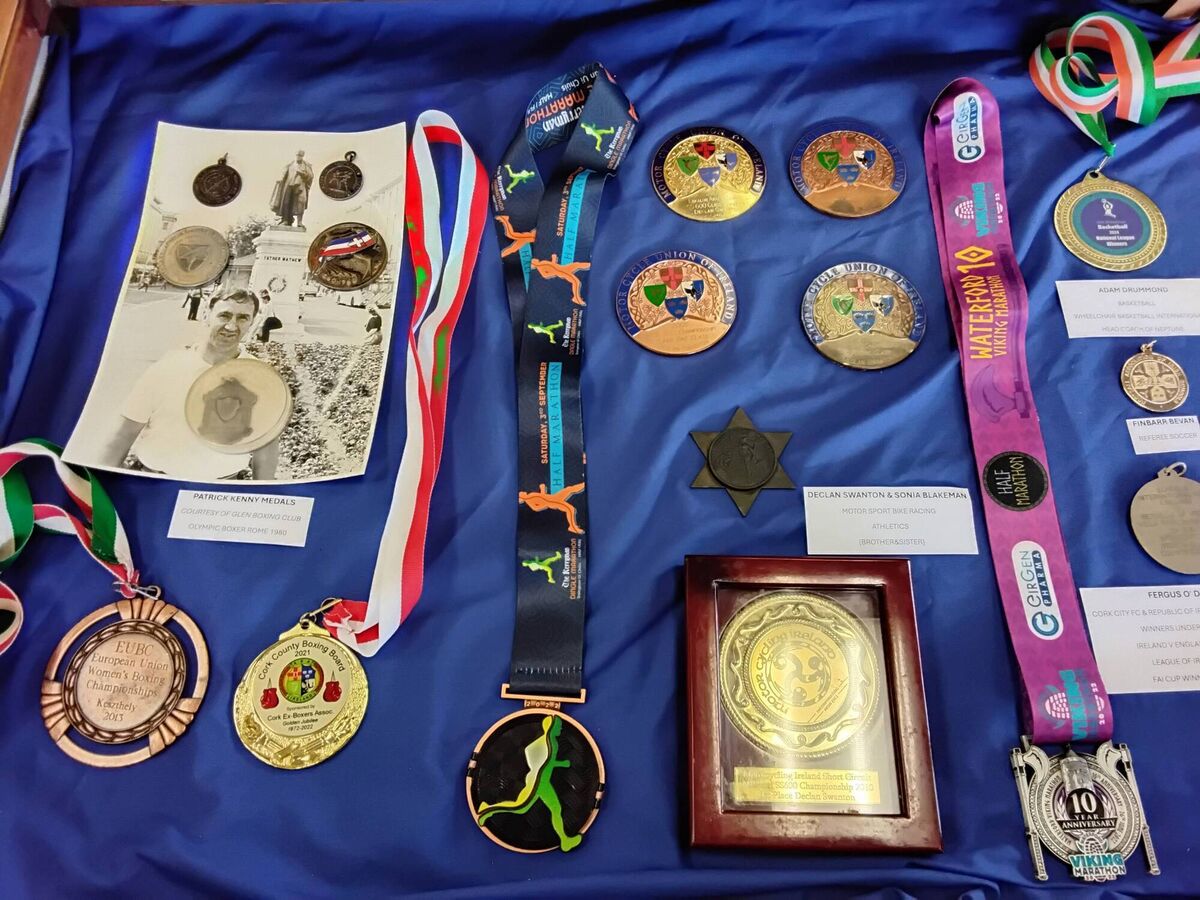 A selection of the medals on show at Medal Mash-Up.