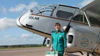 Cork Airport welcomes replica of first Aer Lingus aircraft