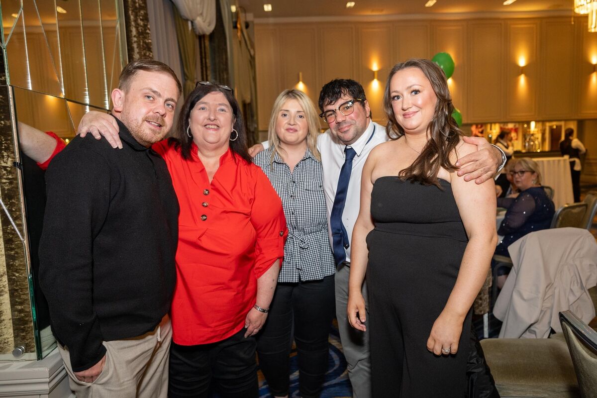 Craig Clinton, Aileen Barrett, Fiona Day, Luca DeNardis and Karen Clinton from the Mercy University Hospital. Craig Clinton, Aileen Barrett, Fiona Day, Luca DeNardis and Karen Clinton from the Mercy University Hospital.