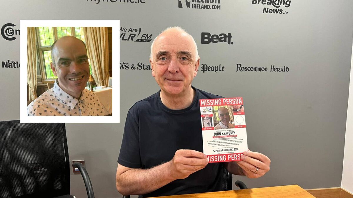 Cathal Keaveney, uncle of missing man, John Keaveney who disappeared in 2023. Cathal Keaveney, uncle of missing man, John Keaveney who disappeared in 2023.