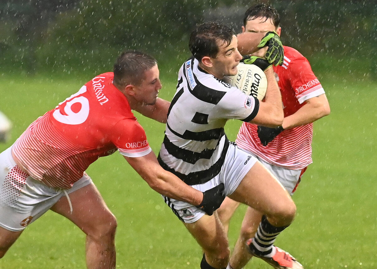 St Nick's Jake Brosnan in action against Urhan. Picture: Martin Walsh St Nick's Jake Brosnan in action against Urhan. Picture: Martin Walsh
