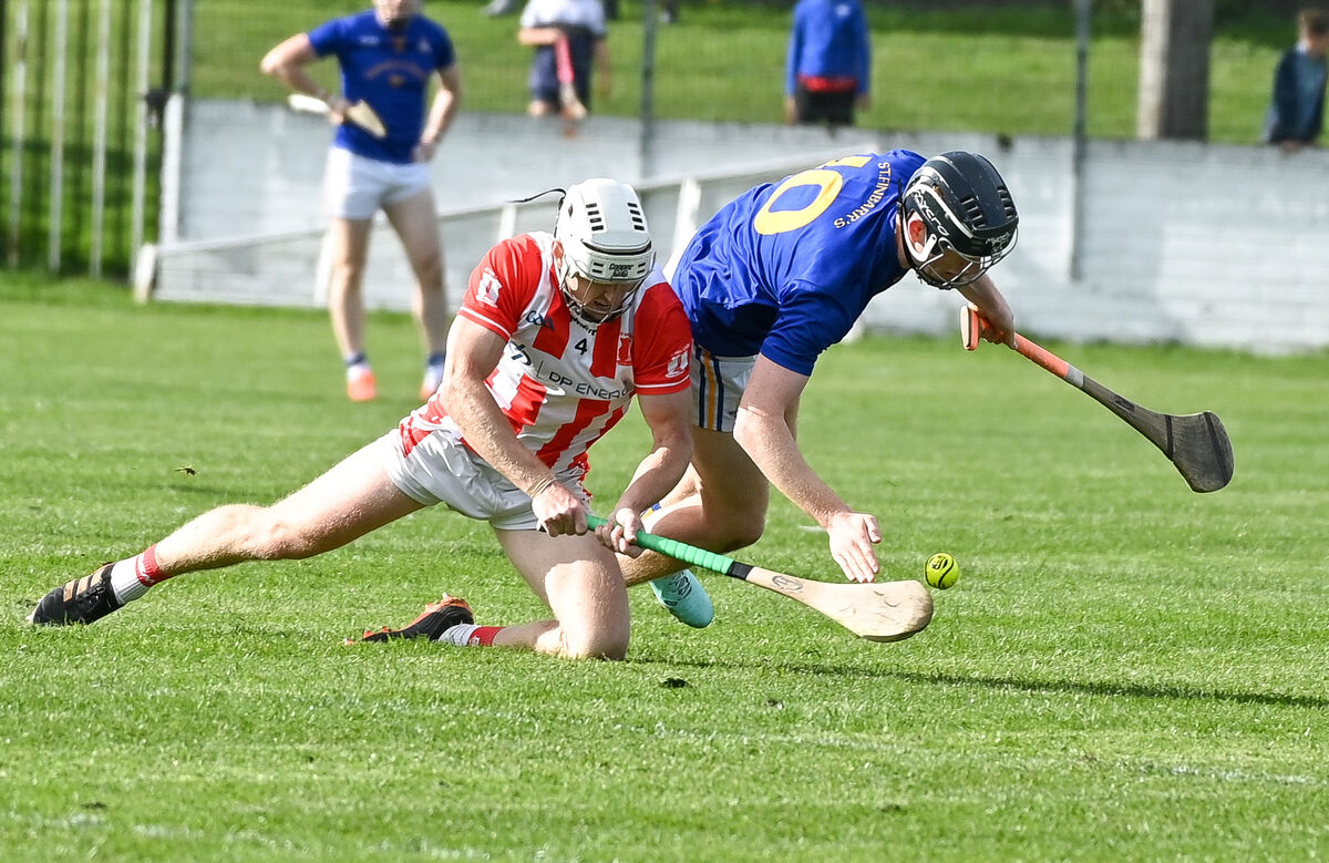 Imokilly's Ciaran O'Brien battles with St Finbarr's Jack Cahalane in last year's quarter-final. Picture: David Keane Imokilly's Ciaran O'Brien battles with St Finbarr's Jack Cahalane in last year's quarter-final. Picture: David Keane