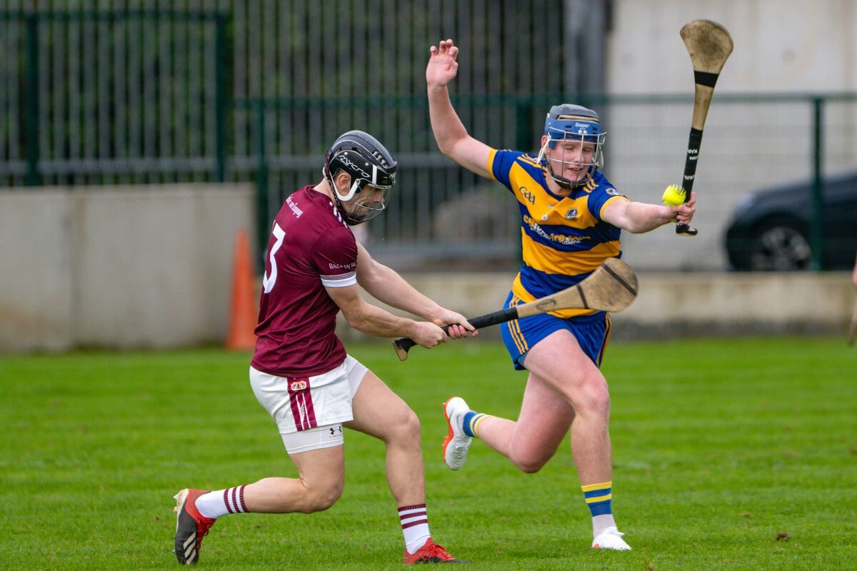 Bishopstown’s Sean Foley is blocked by Lisgoold’s Matt O’Sullivan. Picture: Chani Anderson Bishopstown’s Sean Foley is blocked by Lisgoold’s Matt O’Sullivan. Picture: Chani Anderson