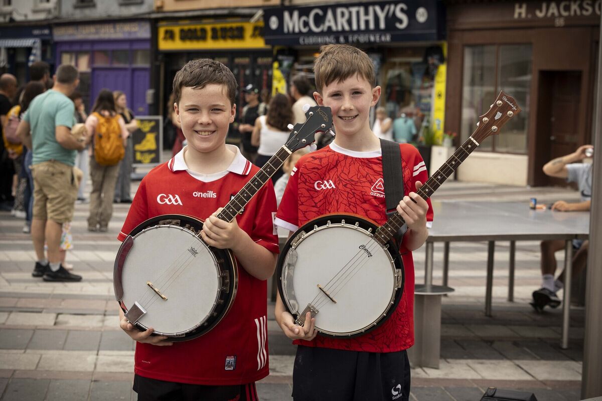 Cousins Padraig Fitzgibbon and Sean Twohig at Fleadh Cheoil na Mumhan in Cork in 2025. There are hopes that Cork will host the full Fleadh Cheoil na hÉireann in 2028 or 2029. File picture Clare Keogh Cousins Padraig Fitzgibbon and Sean Twohig at Fleadh Cheoil na Mumhan in Cork in 2025. There are hopes that Cork will host the full Fleadh Cheoil na hÉireann in 2028 or 2029. File picture Clare Keogh
