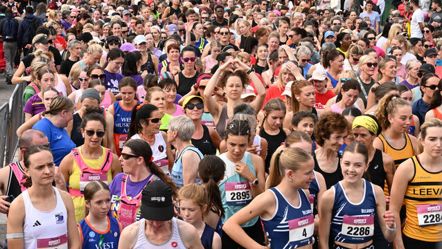 <p> Participants at the start of the Echo Women's Mini-Marathon 2026 at Centre Park Road, Cork. Picture: Larry Cummins</p> <p> Participants at the start of the Echo Women's Mini-Marathon 2026 at Centre Park Road, Cork. Picture: Larry Cummins</p>