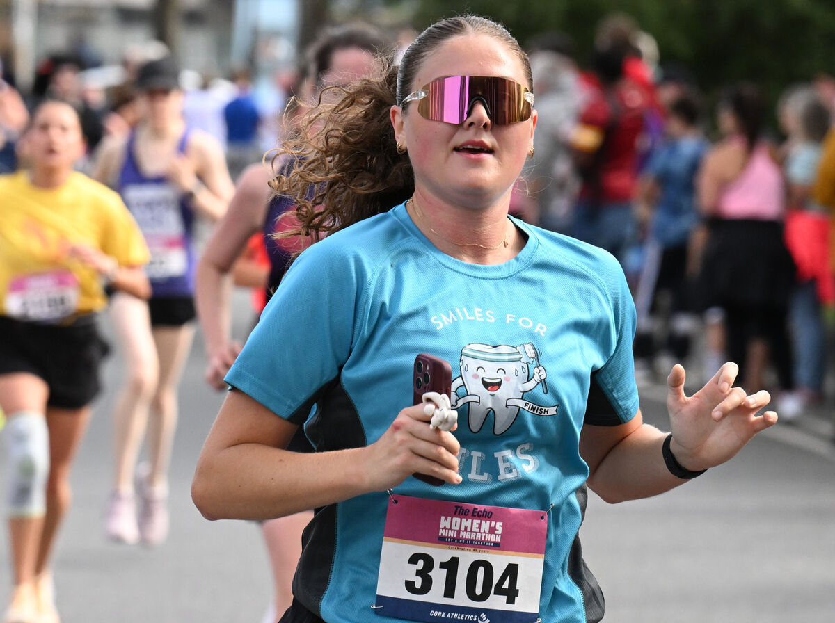 Heading for the finish line at Kennedy Park after The Echo Women's Mini-Marathon 2026. Picture: Larry Cummins Heading for the finish line at Kennedy Park after The Echo Women's Mini-Marathon 2026. Picture: Larry Cummins